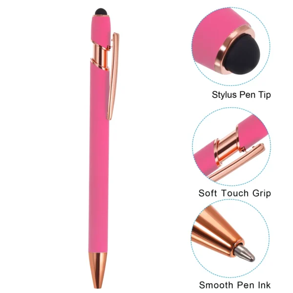 Aozora Pink Retractable Ballpoint Pen