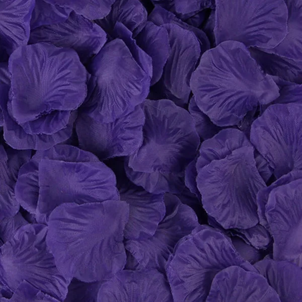 Silk Rose Petals - Purple ( 100pcs )