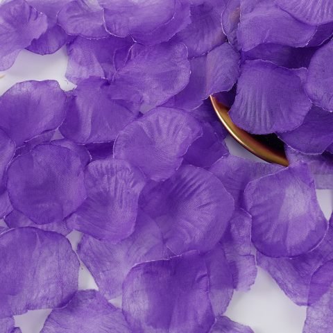 Silk Rose Petals - Violet ( 100pcs )