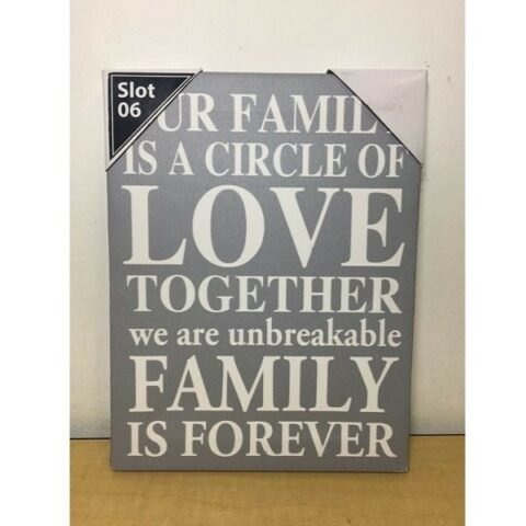 Our Family Is A Circle Of Love-Auraco Framed Canvas