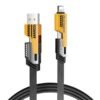 4-in-1 Flat Wire Charging Cable