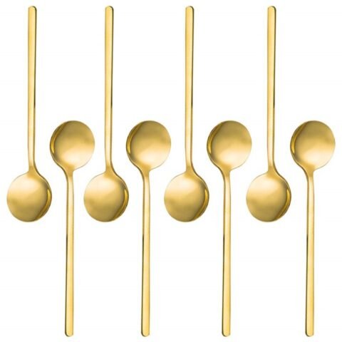 Gold Plated Stainless Steel Espresso Spoon 1PC