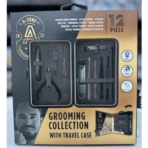 12 PCS GROOMING COLLECTION WITH TRAVEL CASE