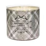 BBW Marshmallow Fireside 3 Wick Candle 14.5 oz