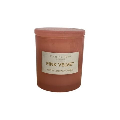 Pink Velvet Natural Soy Wax Candle - Scented Candle