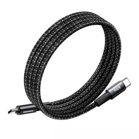 Remax 65W Magnetic Braided Data Cable CB07(C-C) 1.2M