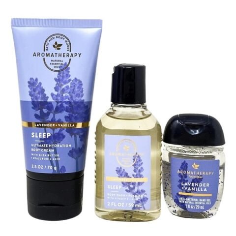 BBW Aromatherapy Lavender + Vanilla - Sleep Set