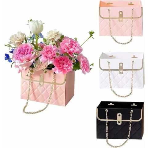 Flower Paper Storage Bag